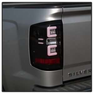 Chevy Silverado 1500 14-18 / Silverado 2500HD/3500HD 15-19 / 15-19 GMC SIERRA 3500HD Tail Lights - Black - Image 7