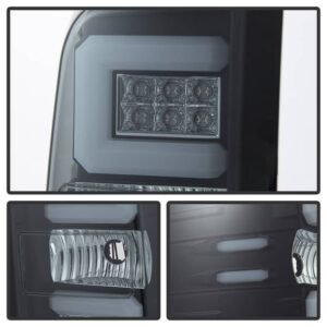 Chevy Silverado 1500 14-18 Silverado 2500HD/3500HD 15-19 GMC SIERRA 3500HD Tail Lights - Black Smoke - Image 3