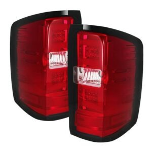 Chevy Silverado 1500 14-18 / Silverado 2500HD/3500HD 15-19 GMC SIERRA 3500HD Tail Lights - Red Clear - Image 1