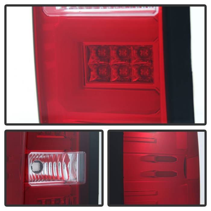 Chevy Silverado 1500 14-18 / Silverado 2500HD/3500HD 15-19 GMC SIERRA 3500HD Tail Lights - Red Clear