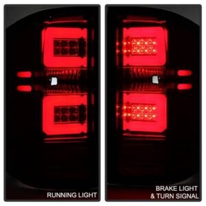 Chevy Silverado 1500 14-18 / Silverado 2500HD/3500HD 15-19 GMC SIERRA 3500HD Tail Lights - Red Clear - Image 5