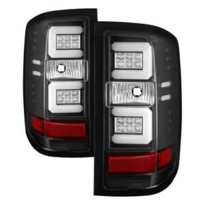 Chevy Silverado 1500 16-18 / Silverado 2500/3500HD 16-19 LED Tail Lights - Black - Image 1