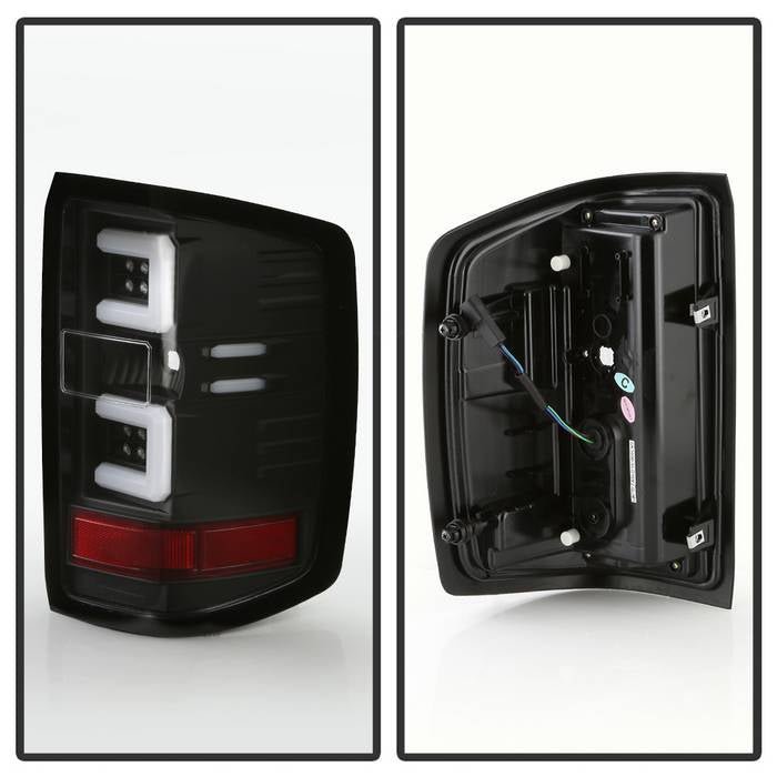 Chevy Silverado 1500 16-18 / Silverado 2500/3500HD 16-19 Tail Lights - All Black