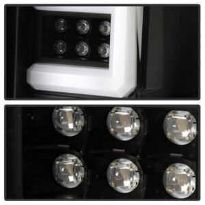 Chevy Silverado 1500 16-18 / Silverado 2500/3500HD 16-19 Tail Lights - All Black - Image 3