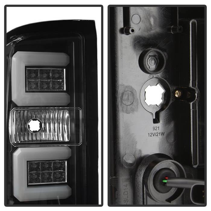 Chevy Silverado 1500 16-18 / Silverado 2500/3500HD 16-19 LED Tail Lights - Black