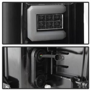 Chevy Silverado 1500 16-18 / Silverado 2500/3500HD 16-19 LED Tail Lights - Black - Image 4