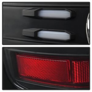 Chevy Silverado 1500 16-18 / Silverado 2500/3500HD 16-19 LED Tail Lights - Black - Image 5