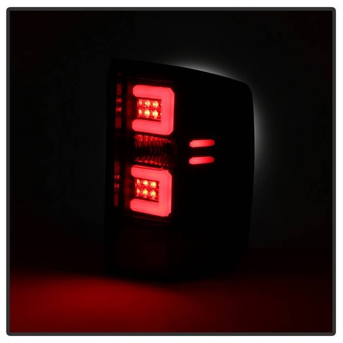 Chevy Silverado 1500 16-18 / Silverado 2500/3500HD 16-19 LED Tail Lights - Black