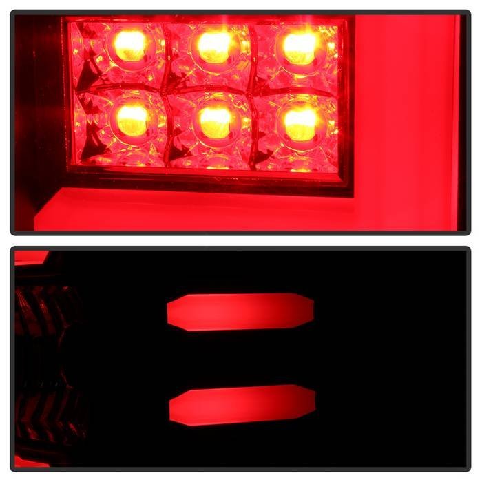 Chevy Silverado 1500 16-18 / Silverado 2500/3500HD 16-19 LED Tail Lights - Black