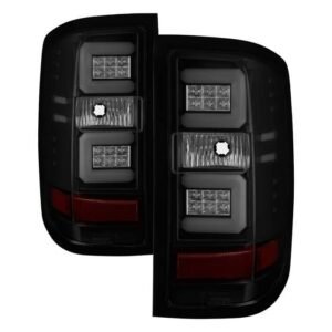 Chevy Silverado 1500 16-18 / Silverado 2500/3500 HD 16-19 Tail Lights - All Black Smoke - Image 1