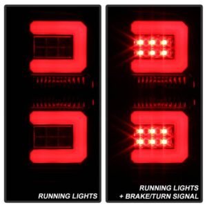 Chevy Silverado 1500 16-18 / Silverado 2500/3500 HD 16-19 Tail Lights - All Black Smoke - Image 9