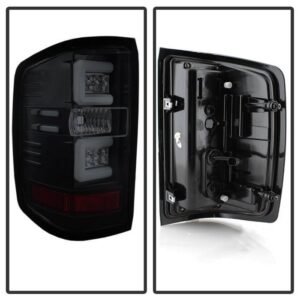 Chevy Silverado 1500 16-18 / Silverado 2500/3500 HD 16-19 Tail Lights - All Black Smoke - Image 2