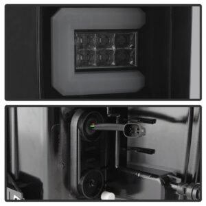 Chevy Silverado 1500 16-18 / Silverado 2500/3500 HD 16-19 Tail Lights - All Black Smoke - Image 4