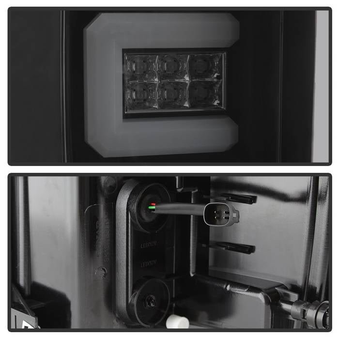 Chevy Silverado 1500 16-18 / Silverado 2500/3500 HD 16-19 Tail Lights - All Black Smoke