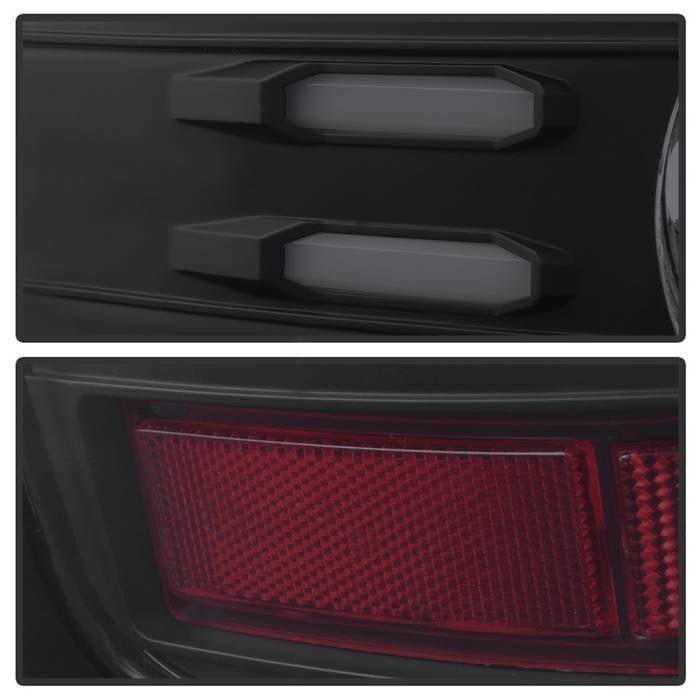 Chevy Silverado 1500 16-18 / Silverado 2500/3500 HD 16-19 Tail Lights - All Black Smoke