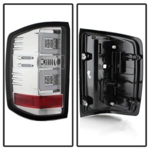 Chevy Silverado 1500 16-18 / Silverado 2500/3500HD 16-19 Tail Lights - Chrome - Image 2