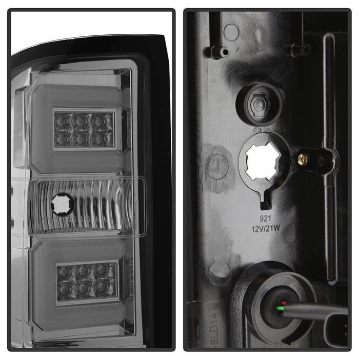 Chevy Silverado 1500 16-18 / Silverado 2500/3500HD 16-19 Tail Lights - Chrome