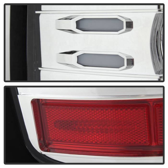 Chevy Silverado 1500 16-18 / Silverado 2500/3500HD 16-19 Tail Lights - Chrome