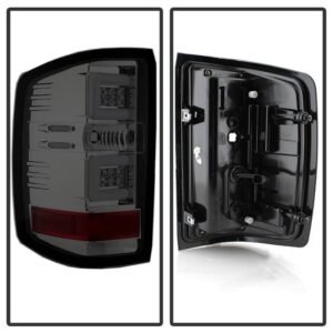 Chevy Silverado 1500 16-18 / Silverado 2500/3500HD 16-19 LED Tail Lights - Smoke - Image 2