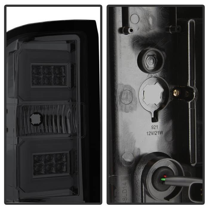 Chevy Silverado 1500 16-18 / Silverado 2500/3500HD 16-19 LED Tail Lights - Smoke