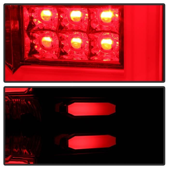 Chevy Silverado 1500 16-18 / Silverado 2500/3500HD 16-19 LED Tail Lights - Smoke