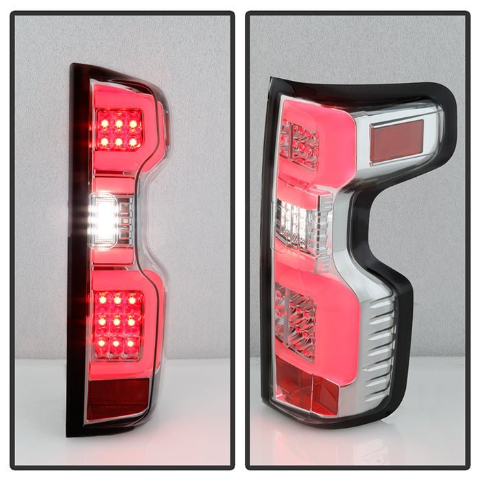 Chevy Silverado 2019-2020 LED Tail Light - Chrome