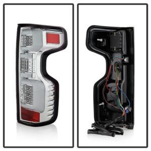 Chevy Silverado 2019-2020 LED Tail Light - Chrome - Image 2