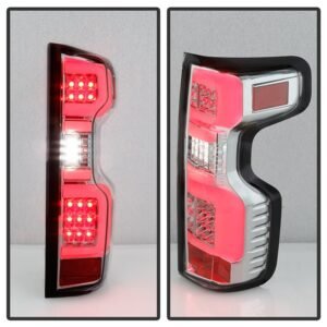 Chevy Silverado 2019-2020 LED Tail Light - Chrome - Image 6