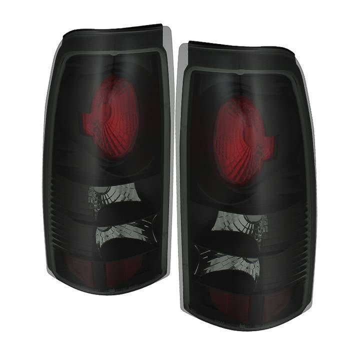 Chevy Silverado 1500/2500 99-02 / GMC Sierra 1500/2500/3500 99-07 Sierra Classic Tail Lights - Black Smoke