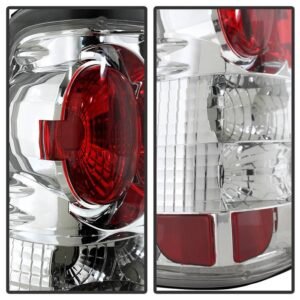 Chevy Silverado 1500/2500 99-02 / GMC Sierra 1500/2500/3500 99-06 and 2007 Sierra Classic Euro Style Tail Lights - Chrome - Image 3