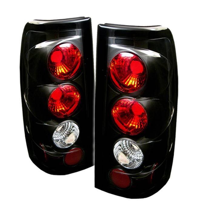 Chevy Silverado 1500/2500 99-02 / GMC Sierra 1500/2500/3500 99-07 Sierra Classic Tail Lights - Black