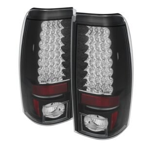 Chevy Silverado 1500/2500 99-02 / GMC Sierra 1500/2500/3500 99-07 Sierra Classic Tail Lights - Black - Image 1