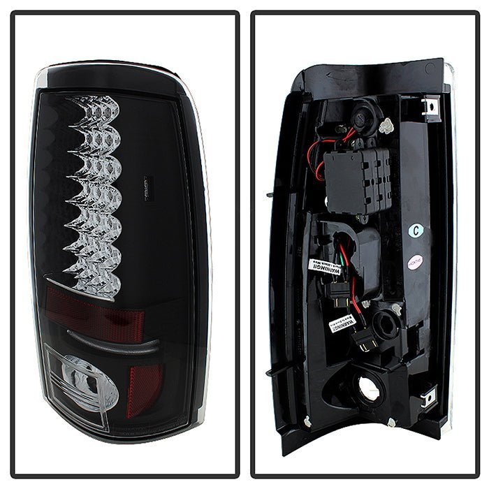 Chevy Silverado 1500/2500 99-02 / GMC Sierra 1500/2500/3500 99-07 Sierra Classic Tail Lights - Black