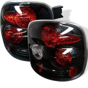 Chevy Silverado Stepside 99-04 Euro Style Tail Lights - Black - Image 1