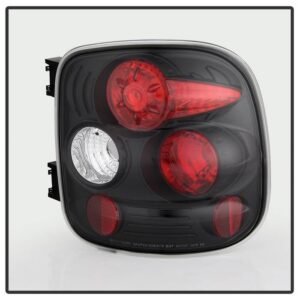 Chevy Silverado Stepside 99-04 Euro Style Tail Lights - Black - Image 2