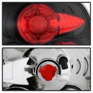 Chevy Silverado Stepside 99-04 Euro Style Tail Lights - Black - Image 4