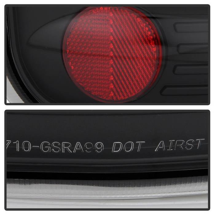 Chevy Silverado Stepside 99-04 Euro Style Tail Lights - Black