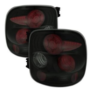 Chevy Silverado Stepside 99-04 Euro Style Tail Lights -Black Smoke - Image 1