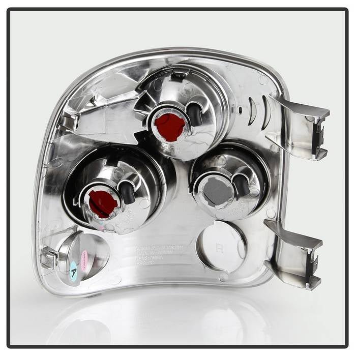 Chevy Silverado Stepside 99-04 Euro Style Tail Lights -Black Smoke