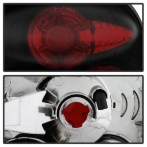 Chevy Silverado Stepside 99-04 Euro Style Tail Lights -Black Smoke - Image 4