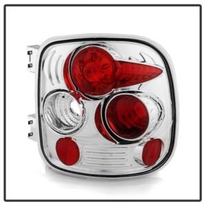 Chevy Silverado Stepside 99-04 Euro Style Tail Lights - Chrome - Image 2