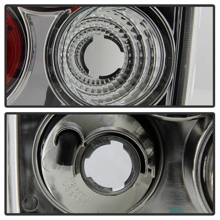 Chevy Silverado Stepside 99-04 Euro Style Tail Lights - Chrome
