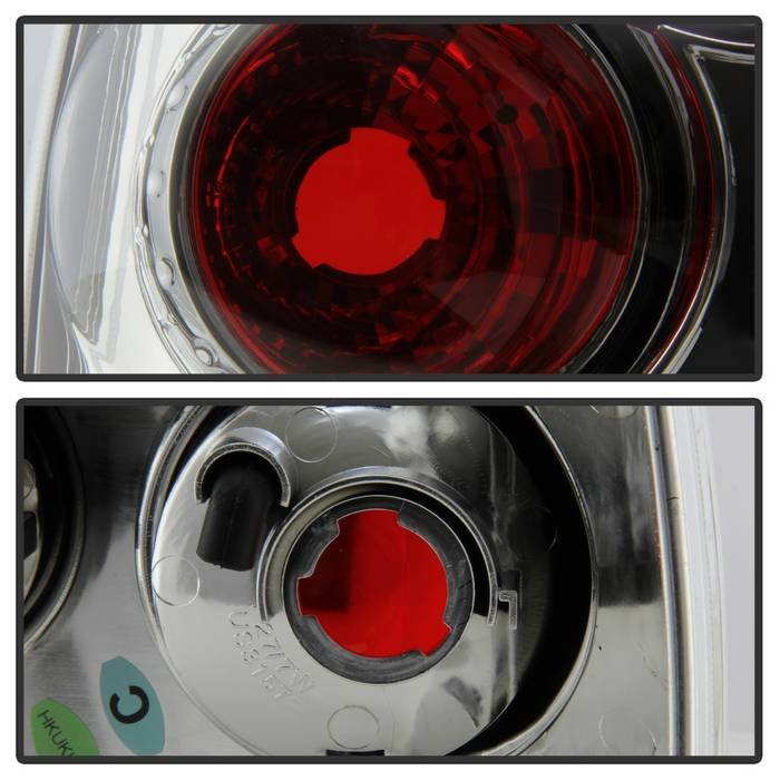 Chevy Silverado Stepside 99-04 Euro Style Tail Lights - Chrome
