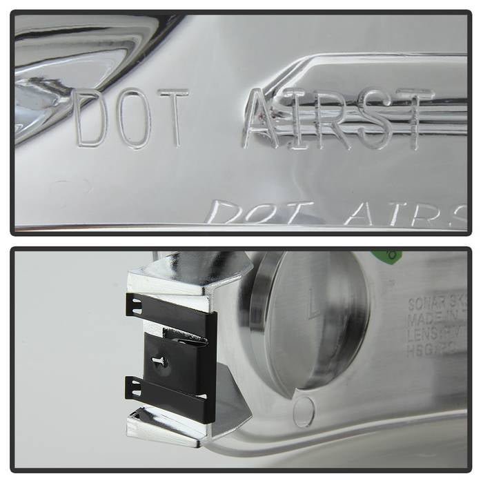 Chevy Silverado Stepside 99-04 Euro Style Tail Lights - Chrome