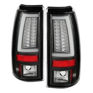 Chevy Silverado 1500/2500 99-02 / GMC Sierra 1500/2500/3500 99-07 Sierra Classic Tail Lights - Black - Image 1