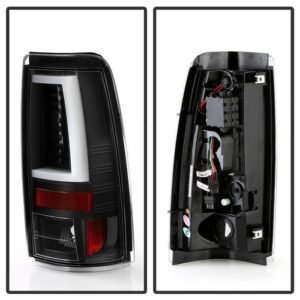 Chevy Silverado 1500/2500 99-02 / GMC Sierra 1500/2500/3500 99-07 Sierra Classic Tail Lights - All Black - Image 2