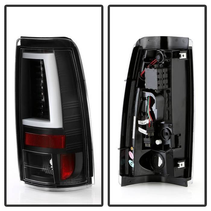 Chevy Silverado 1500/2500 99-02 / GMC Sierra 1500/2500/3500 99-07 Sierra Classic Tail Lights - All Black