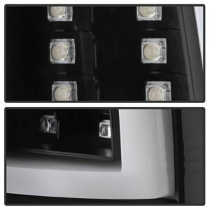 Chevy Silverado 1500/2500 99-02 / GMC Sierra 1500/2500/3500 99-07 Sierra Classic Tail Lights - All Black - Image 3