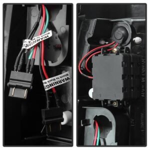 Chevy Silverado 1500/2500 99-02 / GMC Sierra 1500/2500/3500 99-07 Sierra Classic Tail Lights - Red Clear - Image 4
