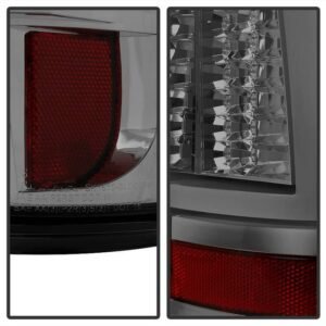 Chevy Silverado 1500/2500 99-02/ GMC Sierra 1500/2500/3500 99-06 and 2007 Sierra Classic Version 2 LED Tail Lights - Smoke - Image 5